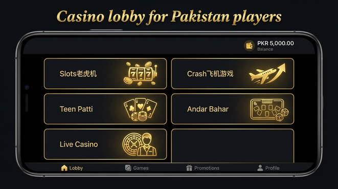 Lobby view of 777fe for Pakistan users - 4